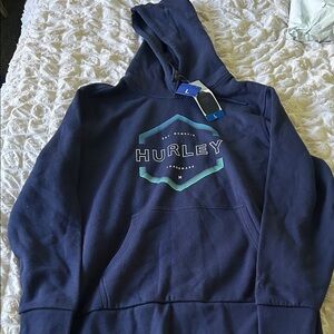 Hurley Men's Navy Hoodie Sweater